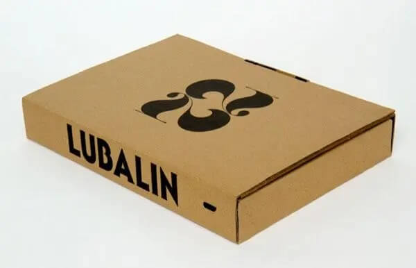 Black logo Screen Printing​ Kraft mailer