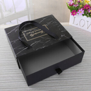 balck drawer box