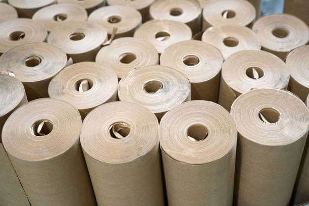 brown kraft paper rolls