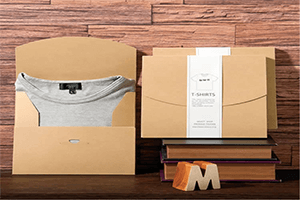 T Shirt kraft envelope