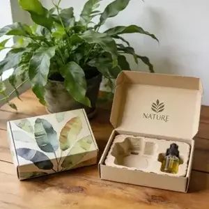 Eco Style Gift Box with Plants