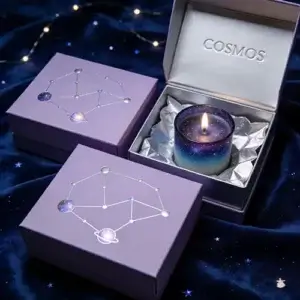Lavender Constellation Candle Mailer Box