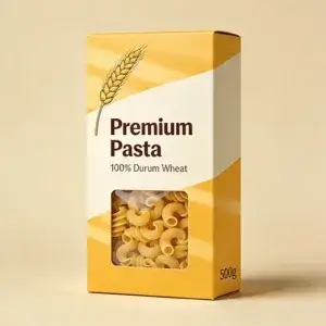 Pasta packaging carton
