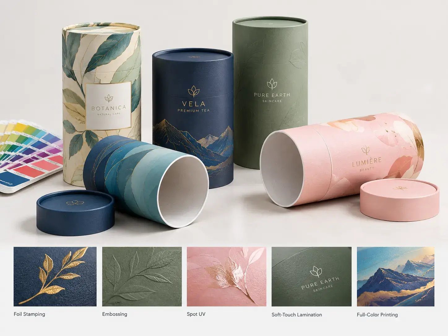 Printing & Finishing Full-Color, Pantone-Matched, Premium Effects​